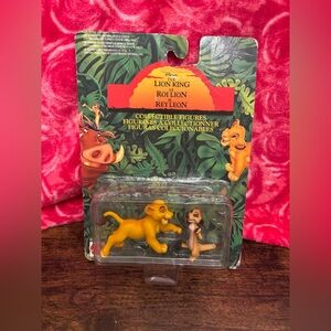 1994 Vintage Lion King Simba & Timon Collectible Figures IN BOX